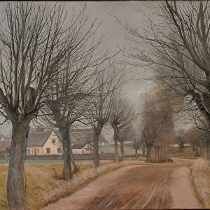 A Road near Vinderod, Zealand, 1898. Creator: Ring, Laurits Andersen (1854-1933)
