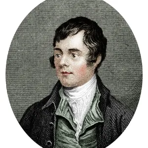 Robert Burns, Scottish poet, 1877 Robert Burns, Scottish poet, 1877