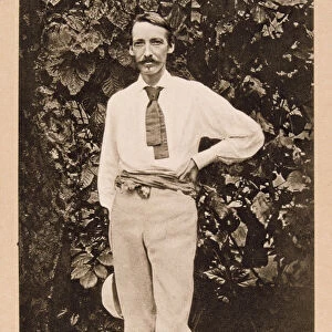 Robert Louis Stevenson in Samoa, c1890
