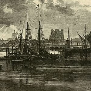 Rochester, from the Medway, 1898. Creator: Unknown