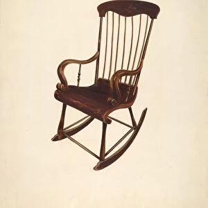 Rocking Chair: Bishop Hill, 1935 / 1942. Creator: William Spiecker