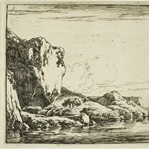 Rocky Landscape, 1645-50. Creator: Herman Naijwincx