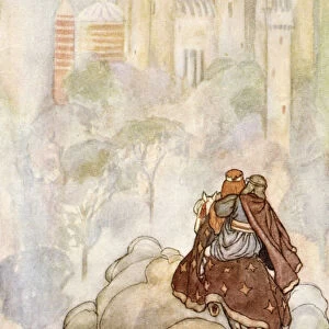 They rode up to a stately palace, c1910. Artist: Stephen Reid
