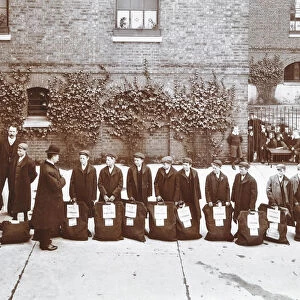 Roll call of boys about to emigrate to Canada, Essex, 1908