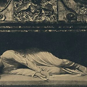 Roma - Basilica of St. Caecilia. - Statue of the Saint by Maderno, 1910. Artist: Carlo Maderno
