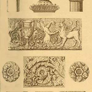 Roman architectural ornament and sculpture, (1898). Creator: P Burkhardt