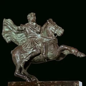 Roman bronze of Alexander the Great on horseback