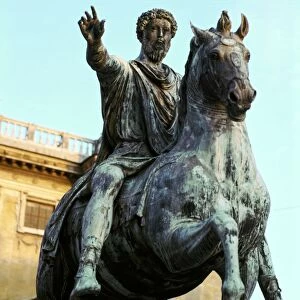Roman bronze equestrian statue of Marcus Aurelius, 2nd century