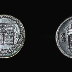 Roman coins of Nero, 1st century