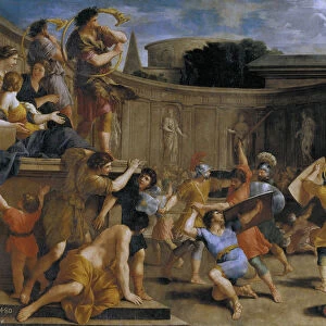 Roman gladiators. Artist: Romanelli, Giovanni Francesco (1610-1662)