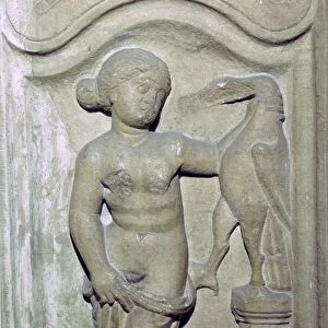 Roman relief of Leda and the Swan
