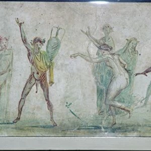 Roman wall-painting of a Bacchanalian dance from the Villa Doria Pamphili in Rome, c50