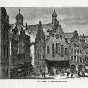 The Romer at Frankfort-on-Main, Germany, 1879. Artist: Laplante