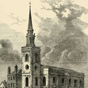 Rotherhithe Church, 1750, (c1878). Creator: Unknown