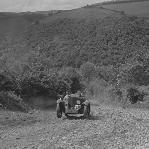 Rover Meteor Speed Twenty at the Mid Surrey AC Barnstaple Trial, Beggars Roost, Devon, 1934