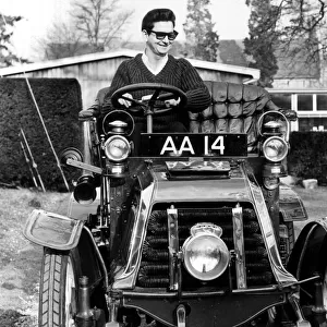 Roy Orbison in Panhard Levassor at Beaulieu 1965. Creator: Unknown