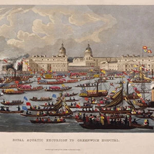 Royal Aquatic Excursion to Greenwich Hospital, 1838