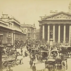 The Royal Exchange, 1850-1900. Creator: Unknown