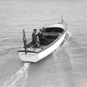 The Royal Thames Yacht Clubs motor launch Salee Rover, 1912 The Royal Thames Yacht Clubs motor launch Salee Rover, 1912