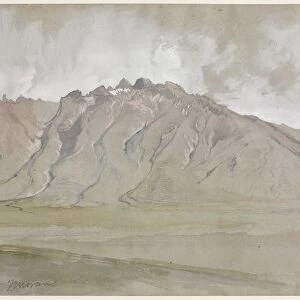 The Ruby Range, Nevada, 1879. Creator: Thomas Moran (American, 1837-1926)