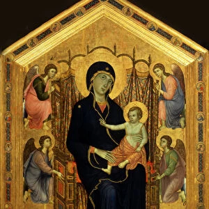 The Rucellai Madonna, ca 1285-1286. Artist: Duccio di Buoninsegna (ca 1255-1319)