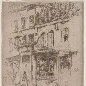 Rue du Buerre, Brussels. Creator: James McNeill Whistler (American, 1834-1903)