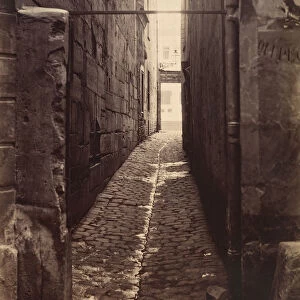Rue du Chat-qui-Peche (from the Rue de la Huchette), ca. 1868