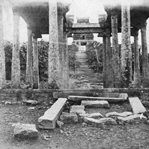 A ruined temple near Madras, India, 1874