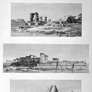 Ruined Temples at Philae, Egypt, 1802. Artist: Vivant Denon