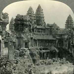 The Ruins of Angkor Wat, the Best Preserved Example in the World of Khmer Architecture