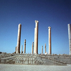 Ruins of the Apadana, Persepolis, Iran
