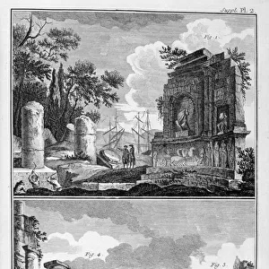 Ruins of Athens, 1751-1777. Artist: Bernard