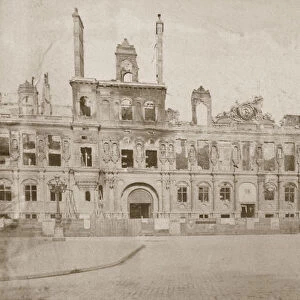 Ruins of the Hotel de Ville, Paris, May 1871