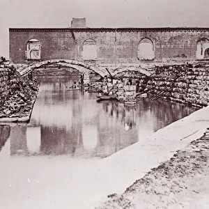Ruins near Canal Basin, Richmond, 1865. Creator: Alexander Gardner