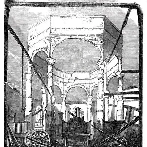 Ruins of the Octagon Building, 1844. Creator: Ebenezer Landells