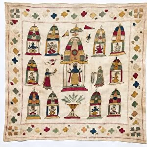 Rumal (Handkerchief), 1700s. Creator: Unknown