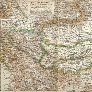 Rumania, Bulgaria, Serva and Montenegro, c1906, (1907)