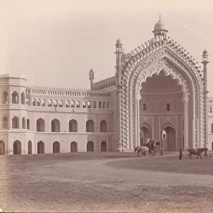 Rumi Darwaza, Lucknow, India, 1860s-70s. Creator: Unknown