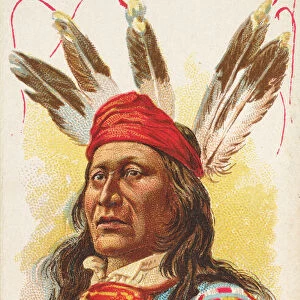 Rushing Bear, Pawnee, from the American Indian Chiefs series (N2) for Allen &
