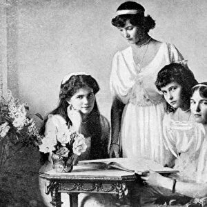Russian Royal ladies, Tsarkoe Military Hospital, 1914