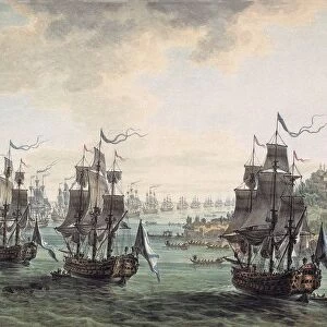 Russian squadron under the command of Ushakov passed the Bosporus, 1799