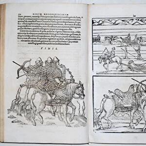 Russian warriors. Siegmund von Herberstein travels through Russia (From: Rerum Moscoviticarum commentarii ), 1571. Artist: Anonymous
