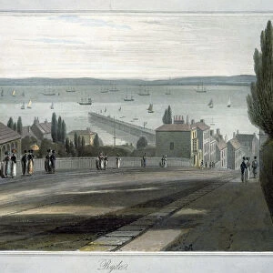 Ryde, Isle of Wight, 1814-1825. Artist: William Daniell