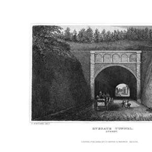 Ryegate Tunnel, Surrey, 1829. Artist: J Rogers