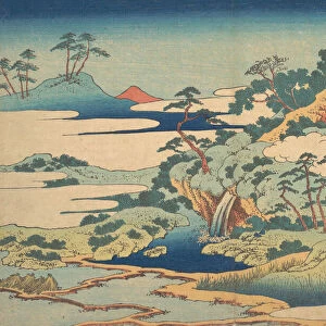 The Sacred Spring at Jogaku (Jogaku reisen), from the series Eight Views of the Ryukyu