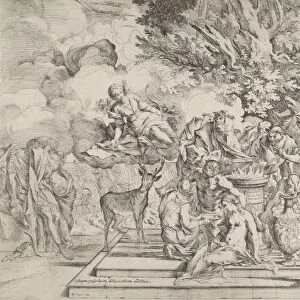 The Sacrifice of Iphigenia, ca. 1640-42. Creator: Pietro Testa
