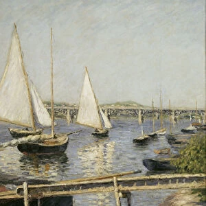 Sailing Boats at Argenteuil, c. 1888. Artist: Caillebotte, Gustave (1848-1894)
