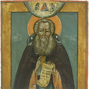 Saint Alexander Svirsky, 17th century. Creator: Russian icon
