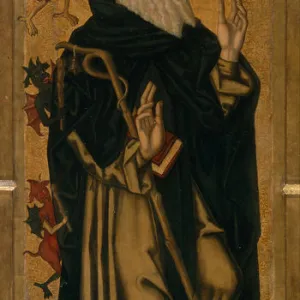 Saint Anthony the Abbot Tormented by Demons. Artist: Desi, Joan (active 1481-1520)