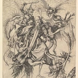 Saint Anthony Tormented by Demons, ca. 1470-75. Creator: Martin Schongauer